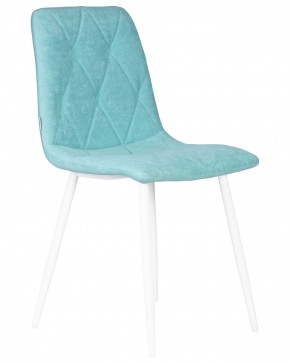 Стул обеденный DOBRIN CHILLY ROMBO, Тиффани Simple 51, основание белый в Ревде - revda.ok-mebel.com | фото 2
