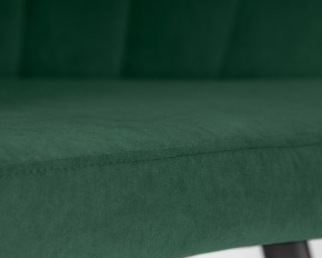 Стул обеденный DOBRIN NAOMI, ЭМАЛЬ ЧЕРНЫЙ МУАР велюр Catania Izumrud в Ревде - revda.ok-mebel.com | фото 8