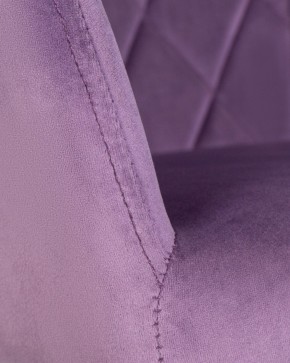 Стул обеденный DOBRIN ROBERT, черные матовые ножки, велюр V108-45 Темно-фиолетовый в Ревде - revda.ok-mebel.com | фото 7