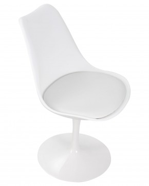 Стул обеденный DOBRIN TULIP, белое основание, цвет белый (W-02) в Ревде - revda.ok-mebel.com | фото 7