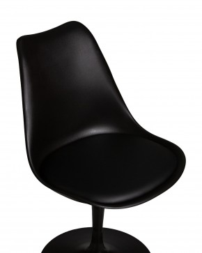 Стул обеденный DOBRIN TULIP, черное основание, цвет черный (B-03) в Ревде - revda.ok-mebel.com | фото 7
