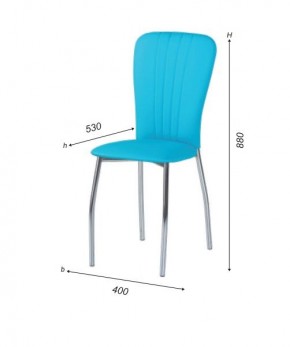 Стул Сиена А1.14-03 (Стандарт) хром/кожзам (4 шт.) в Ревде - revda.ok-mebel.com | фото 2