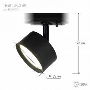 Светильник на штанге Эра  TR48 - GX53 BK в Ревде - revda.ok-mebel.com | фото 7
