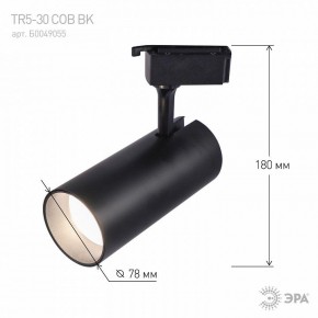 Светильник на штанге Эра  TR5-30 COB BK в Ревде - revda.ok-mebel.com | фото 5