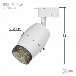 Светильник на штанге Эра  TR51 - GU10 WH в Ревде - revda.ok-mebel.com | фото 4