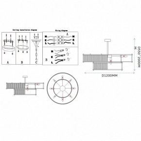 Светильник на штанге Imperiumloft RH Marais Round Chandelier 40,2668 в Ревде - revda.ok-mebel.com | фото 11