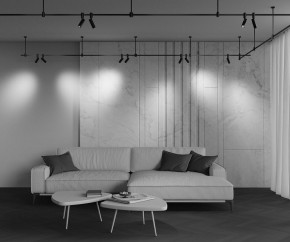 Светильник на штанге Maytoni Focus Led TR144-1-12W4K-W-B в Ревде - revda.ok-mebel.com | фото 5