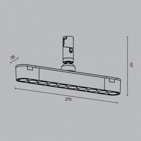Светильник на штанге Maytoni Points Rot TR203-1-10W3K-S-B в Ревде - revda.ok-mebel.com | фото 8