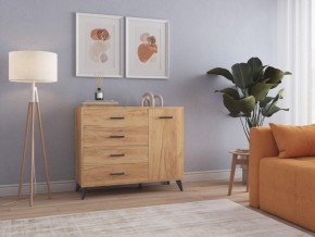 СВЕТЛАНА LOFT Комод-тумба  (дуб золотой) в Ревде - revda.ok-mebel.com | фото 3