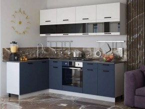 ТЕХНО Кухонный гарнитур угловой 2,4х1,6 м Компоновка №4 в Ревде - revda.ok-mebel.com | фото 2