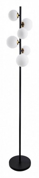 Торшер Arte Lamp Gemini A2243PN-6BK в Ревде - revda.ok-mebel.com | фото