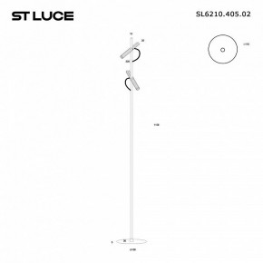 Торшер ST-Luce LILT SL6210.405.02 в Ревде - revda.ok-mebel.com | фото 2