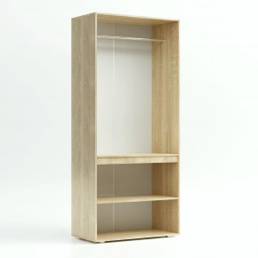 ТРИО Спальный гарнитур (модульный) сонома/белый в Ревде - revda.ok-mebel.com | фото 3