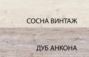 Тумба 1D1SU, MONAKO, цвет Сосна винтаж/дуб анкона в Ревде - revda.ok-mebel.com | фото 3