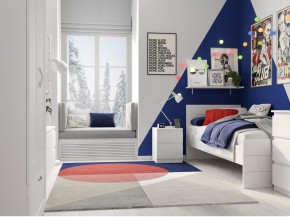 Тумба КАСТОР малая с двумя ящиками, цвет белый в Ревде - revda.ok-mebel.com | фото 3