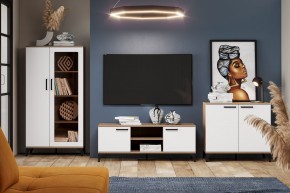 Тумба НМ 013.78 "Марсель" (Меренга/Дуб Крафт Табачный) в Ревде - revda.ok-mebel.com | фото 3