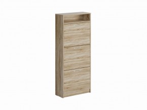 Тумба ОРИОН с тремя полками для обуви, цвет Дуб Сонома в Ревде - revda.ok-mebel.com | фото