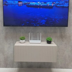 Тумба подвесная под ТВ LINES MTV1-MA 750 Бежевый (Леда-М 10.1.5) в Ревде - revda.ok-mebel.com | фото 5