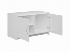 Тумба СИРИУС двухдверная низкая, цвет белый в Ревде - revda.ok-mebel.com | фото 2