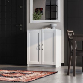 Тумба СИРИУС двухдверная, цвет белый в Ревде - revda.ok-mebel.com | фото 4