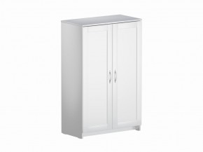 Тумба СИРИУС двухдверная высокая, цвет белый в Ревде - revda.ok-mebel.com | фото