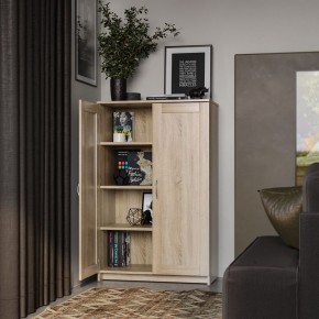 Тумба СИРИУС двухдверная высокая, цвет Дуб Сонома в Ревде - revda.ok-mebel.com | фото 4