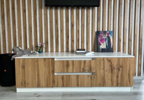 Тумба ТВ большая Парус в Ревде - revda.ok-mebel.com | фото 2
