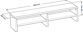 ТВ-тумба Энкель ТВ16, тамбурат, цвет дуб беленый в Ревде - revda.ok-mebel.com | фото 3