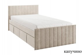 ТВИКС Кровать с ящиками 900 (капучино) в Ревде - revda.ok-mebel.com | фото