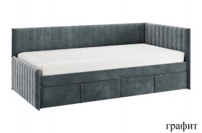 ТВИКС Кровать (тахта) с ящиками 900 (графит) в Ревде - revda.ok-mebel.com | фото
