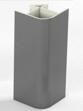 Угловое соединение для цоколя 90 гр. h100 мм (Алюминий, Белый, Черный, Сонома) в Ревде - revda.ok-mebel.com | фото