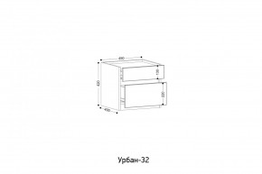 УРБАН- 32 Тумба в Ревде - revda.ok-mebel.com | фото 2