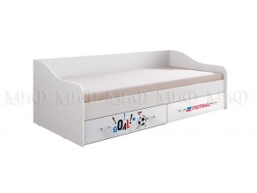 ВЕГА NEW Boy  Кровать 900 с настилом ЛДСП (белый глянец с фотопечатью/белый) в Ревде - revda.ok-mebel.com | фото