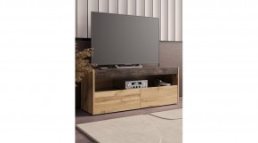 ВЕГАС Тумба ТВ (Дуб Вотан/Ателье темный​​​​​​​) в Ревде - revda.ok-mebel.com | фото