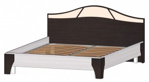 ВЕРОНА Кровать 1600 с основанием (Венге/Анкор светлый) в Ревде - revda.ok-mebel.com | фото