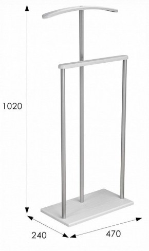 Вешалка для костюма Дэви 1 в Ревде - revda.ok-mebel.com | фото 6