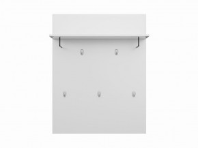 Вешалка СИРИУС настенная с полкой, цвет белый в Ревде - revda.ok-mebel.com | фото