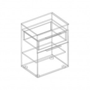ВИТА Тумба 1-ств с ящиком и нишей в Ревде - revda.ok-mebel.com | фото 2