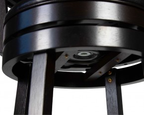 Вращающийся полубарный стул DOBRIN JOHN COUNTER, капучино, черный в Ревде - revda.ok-mebel.com | фото 11