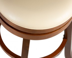 Вращающийся полубарный стул DOBRIN WILLIAM COUNTER, шоколад, кремовый в Ревде - revda.ok-mebel.com | фото 8