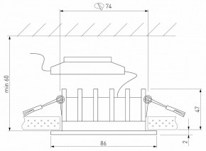 Встраиваемый светильник Elektrostandard Combi a069004 в Ревде - revda.ok-mebel.com | фото 5