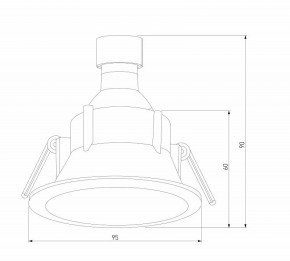 Встраиваемый светильник Elektrostandard Side 25059/01 в Ревде - revda.ok-mebel.com | фото 6
