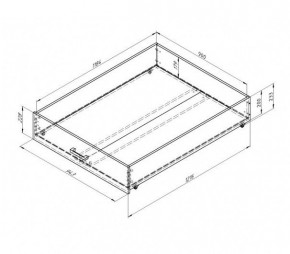 Ящик для металлических кроватей 95*120 (Дуб молочный) в Ревде - revda.ok-mebel.com | фото 2