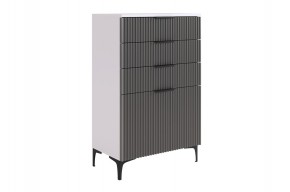ЗЕФИР Гостиная К2 (белое дерево/черный муар) в Ревде - revda.ok-mebel.com | фото 11