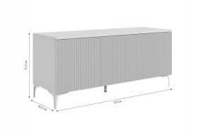 ЗЕФИР Гостиная К2 (белое дерево/черный муар) в Ревде - revda.ok-mebel.com | фото 4