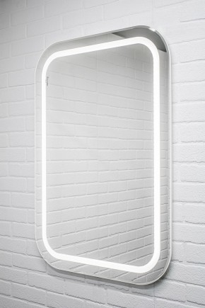 Зеркало Elis 100 white с подсветкой Sansa (SEe1045Z) в Ревде - revda.ok-mebel.com | фото 3