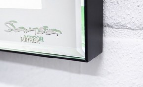 Зеркало Even 100 black с подсветкой Sansa (SE1052Z) в Ревде - revda.ok-mebel.com | фото 3