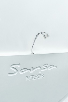Зеркало Gia 75 white с подсветкой Sansa (SGa1044Z) в Ревде - revda.ok-mebel.com | фото 5