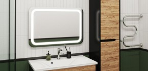 Зеркало Прага 800х550 с подсветкой Домино (GL7021Z) в Ревде - revda.ok-mebel.com | фото 3