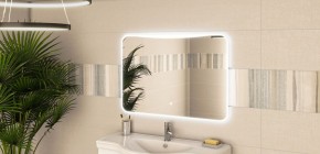 Зеркало Токио 1000х700 с подсветкой Домино (GL7030Z) в Ревде - revda.ok-mebel.com | фото 7